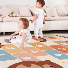 Cream Hopscotch Animals