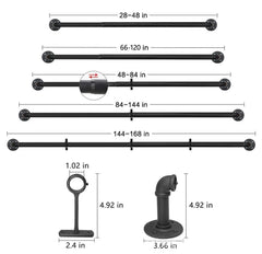 Remi Adjustable Curtain Rod