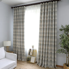 Remy Stripe Blackout Custom Curtain