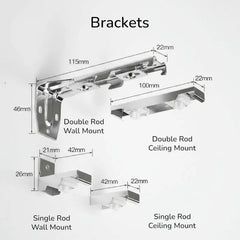Riley Curve Heavy Duty Bendable Curtain Track