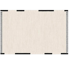 Ivory Black Border