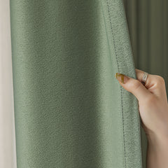Vera Sage Green Blackout Thermal Custom Curtain