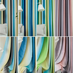 Willa Mediterranean Ombre Blackout Thermal Custom Curtain