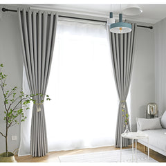 Presley Solid Color Soundproof Blackout Custom Curtain
